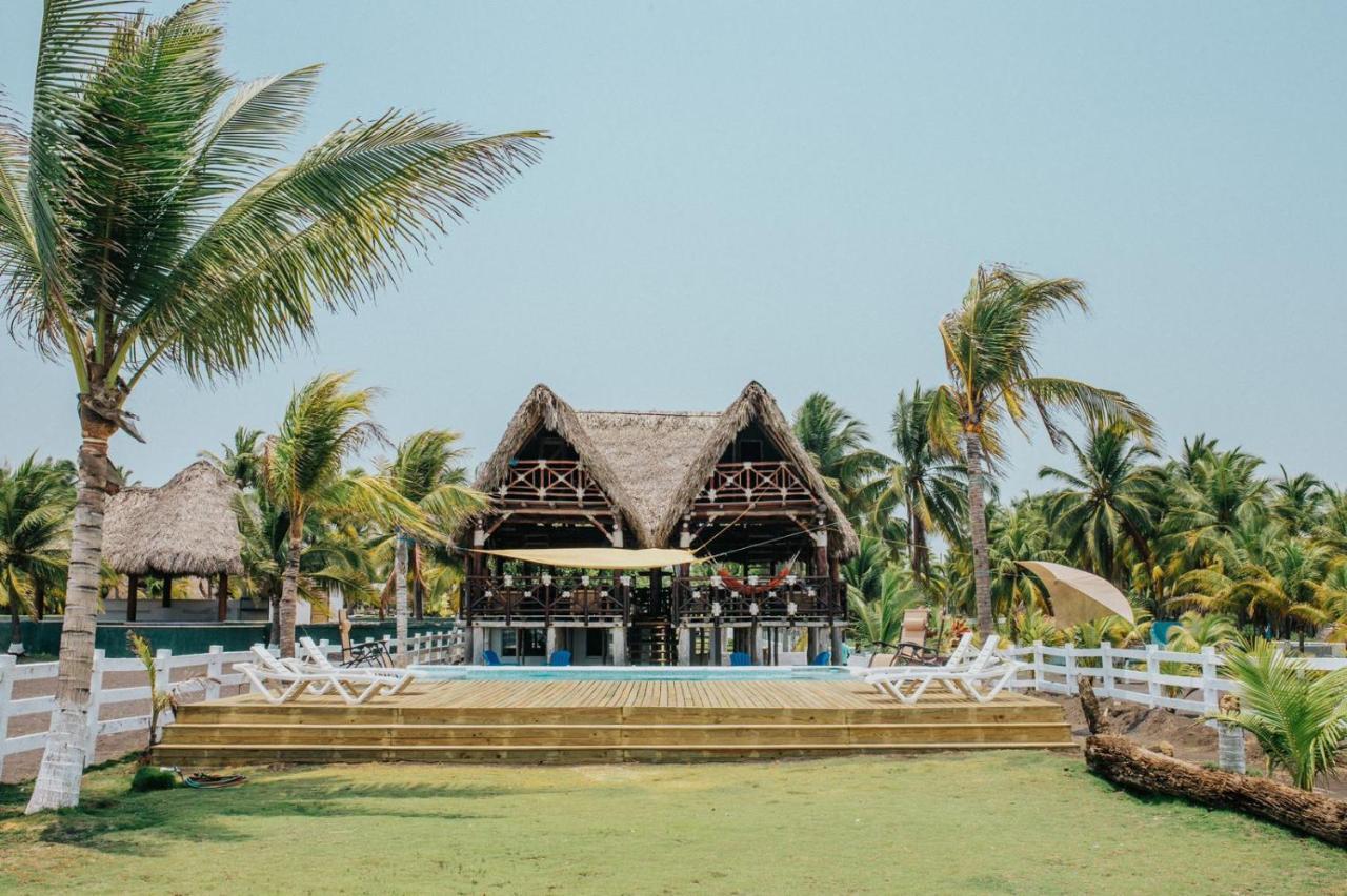Los Olivos La Playa Hotel Y Restaurante Escuintla Dış mekan fotoğraf